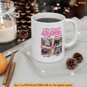 Baby Hippo Moo Deng Mug Fun Mood Mug for Work and Play Hippo Lovers Gift Collection 3