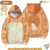 Bingo Blue Heeler 3D Hoodie, Fun Costume Sweatshirt, Bluey Fans Apparel