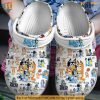 Bluey Crocs Clogs for Kids, Cute Cartoon Footwear with Family Design
