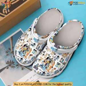 Bluey Crocs Clogs for Kids Cute Cartoon Footwear with Family Design 2