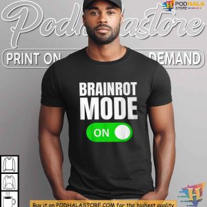 Brainrot Shirts Social Media Humor Tee Digital Meme Design for Internet Fans 2