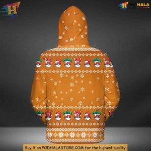 Charizard Christmas 3D Hoodie Anime Holiday Hoodie Pokemon Christmas Fashion 3