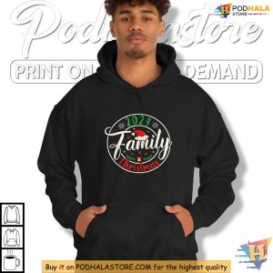 Christmas Tshirt For Family 2024 Holiday Matching Pajamas Group Shirts 3