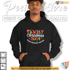 Christmas Tshirt For Family Matching 2024 Festive Group Santa Squad Outfits 2