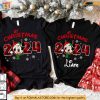 Custom Christmas Disney Shirt For Family, Personalized 2024 Holiday Tee, Disney Magic