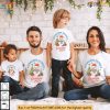 Custom Family Christmas Shirt, Matching 2024 Snowman With Last Name Holiday Gift