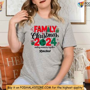 Custom Family Christmas Shirt Matching Christmas 2024 Making Memories Together 2