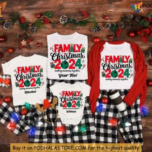 Custom Family Christmas Shirt Matching Christmas 2024 Making Memories Together 3
