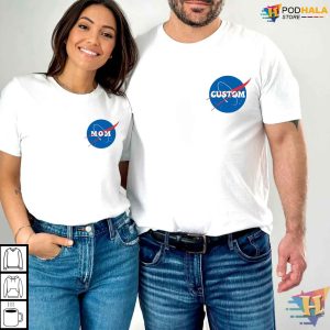 Custom NASA Family Matching Shirt, Personalized Space Mom Dad TShirt