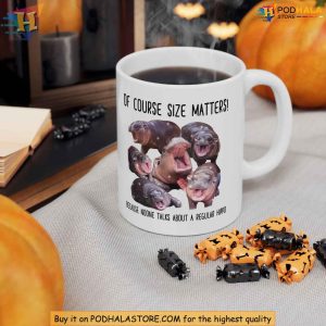 Cute Moo Deng Hippo Mug Baby Hippo Meme Mug for Hippo Lovers 4