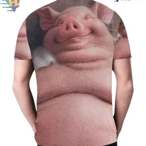 Cute Temu Pig Shirt Funny Animal Lover Tee for Humorous Fashion 2