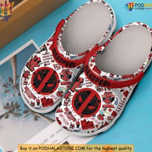 Deadpool Crocs Daddy Needs To Express Some Rage Humor Marvel Fan Clogs 2