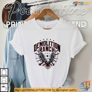 Demoranch Eagle Design T Shirt Bold Patriotic Clothing for Gun Lovers 3