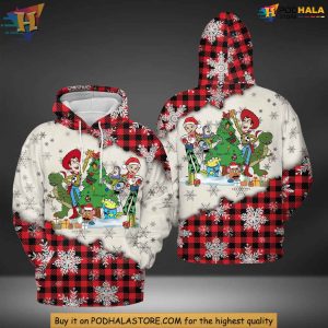 Disney Toy Story Christmas 3D Hoodie, Cozy Festive Character Apparel