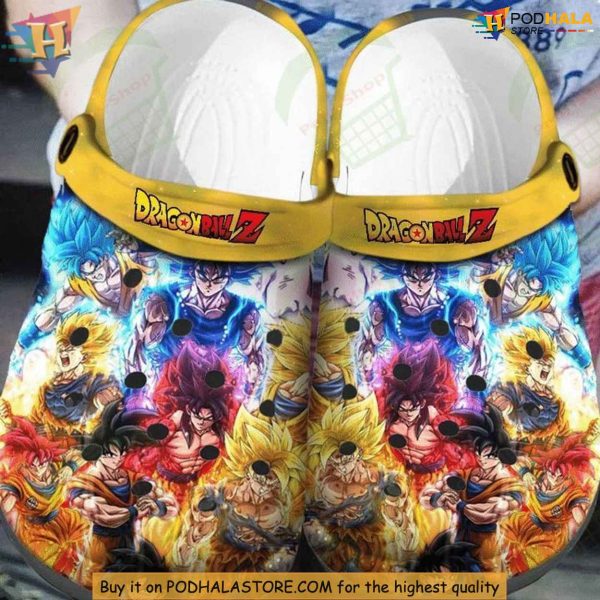 Dragon Ball Z Crocs Shoes, Anime-Inspired Comfort Footwear for Fans