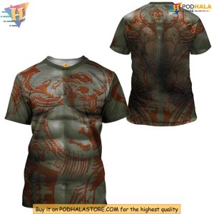 Drax The Destroyer 3D Hoodie Cosplay Shirt Guardians of the Galaxy Outfit 2