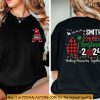 Family Christmas 2024 Shirt, Custom Christmas Shirt For Family with Name Design