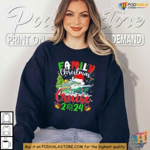 Family Christmas Shirt Ideas 2024 Matching Cruise Holiday Outfits for Families 2