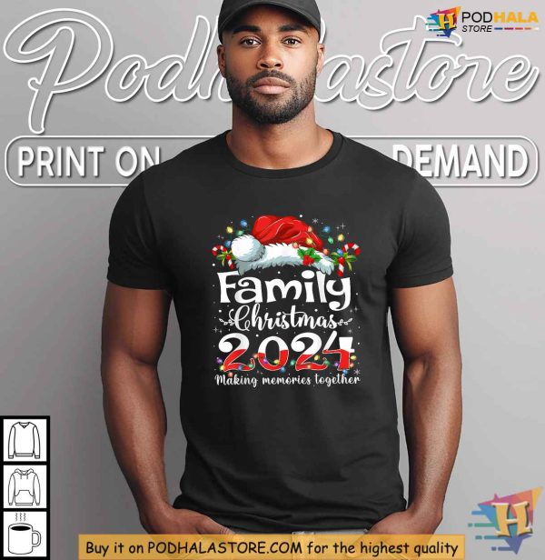 Family Christmas Shirt Ideas, Matching Squad 2024 Xmas Outfit for Families