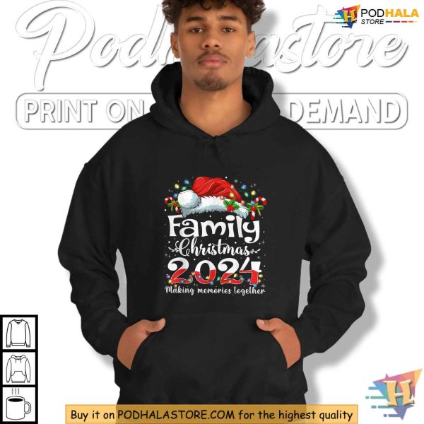 Family Christmas Shirt Ideas, Matching Squad 2024 Xmas Outfit for Families