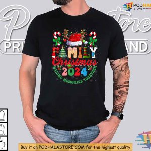 Family Funny Christmas Shirt 2024 Making Memories Together Holiday Tee 3