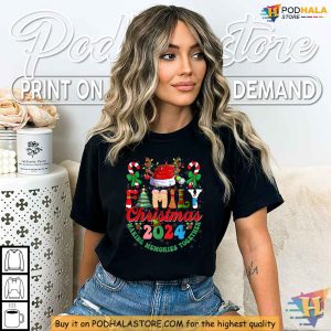 Family Funny Christmas Shirt 2024 Making Memories Together Holiday Tee 4