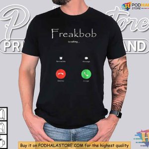 Freakbob Is Calling Sweatshirt, Funny Graphic Tech Style Apparel for Men and Women