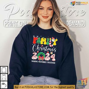 Funny Christmas Shirt For Family 2024 Matching Family Christmas Outfit 2