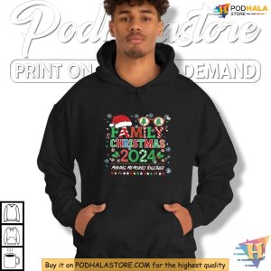 Funny Christmas Shirt For Family Matching Xmas Outfit 2024 Holiday Apparel 4