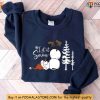 Funny Let It Snow Sweatshirt, Snowman Christmas Crewneck for Women