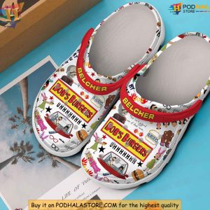 Gene Belcher Crocs Funny Bobs Burgers Themed Clogs Unique Belcher Shoes 2