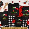 Grinch Personalized Family Christmas Shirt, Matching Family Tees for Festive Fun