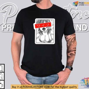 Hentai Shirt Slutty Words Ahegao Waifu Tee for Anime Fans