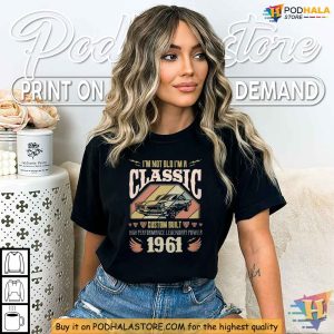 Im Not Old Im A Classic Tank Top Custom Built 1961 Retro Vintage Car Design 3