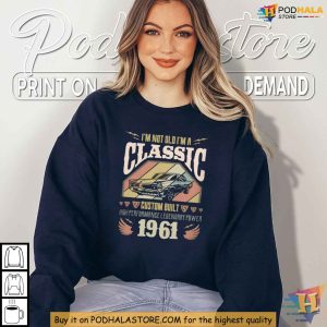 Im Not Old Im A Classic Tank Top Custom Built 1961 Retro Vintage Car Design 4