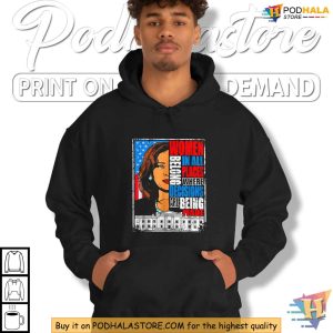 Kamala Harris Feminist Shirt Women Belong in Decision Making Places Apparel 2