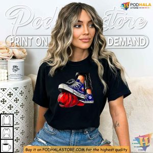 Kamala Harris Shirt Anti Trump Parody Stepping On Red MAGA Hat 2024 Apparel 4