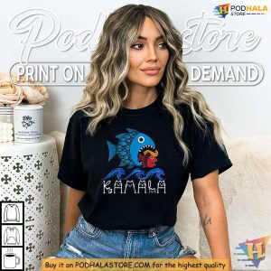 Kamala Harris Shirt, Big Fish Political Satire 2024, Trump Rivalry Clothing