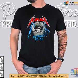 Kamala Harris Shirt Equality for All Rock Parody Apparel Justice Theme 4
