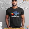 Kamala Harris Shirt, Funny Blue Wave 2024 Eat Little Fish Trump Hair Design