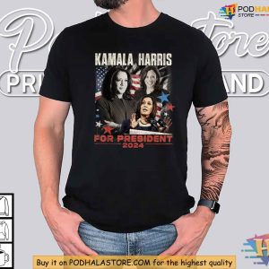 Kamala Harris Shirt Vote Kamala 2024 For President Election Campaign Tee 4
