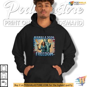 Kamala Harris Shirt for 2024, Freedom and Liberty Election Campaign Tee