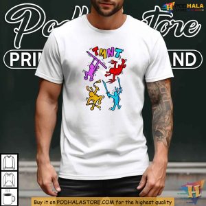 Keith Haring Doodle Shirt TMNT Inspired Art Retro Pop Culture Fashion Tee 4