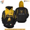Lamborghini Squadra Corse 3D Hoodie, Stylish Racing Team Fan Apparel