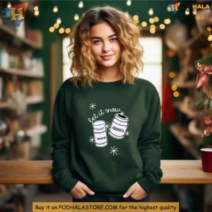 Let It Snow Sweatshirt Funny Nurse Christmas Gift Healthcare Worker Shirt 2