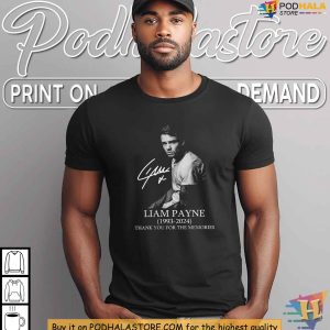 Liam Payne 1993 2024 Memorial Shirt Thank You For The Memories Liam Payne Fans Tee 4