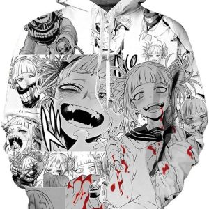 Manga Ahegao Hoodie Collage, Anime-Inspired Streetwear for Otaku Fans