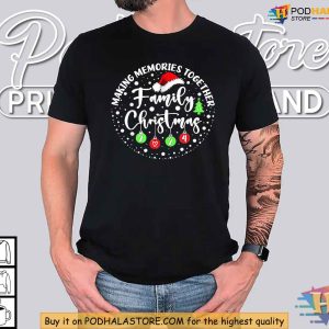 Matching Family Christmas Shirt 2024 Family Holiday Celebration Apparel 4