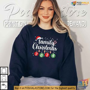 Matching Family Funny Christmas Shirt 2024 Holiday Vacation Pajama Theme 4
