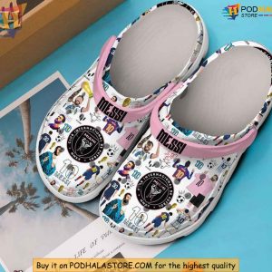 Messi Crocs Inter Miami FC Fan Design Shoes Tribute to Messi Number 10 Footwear 2